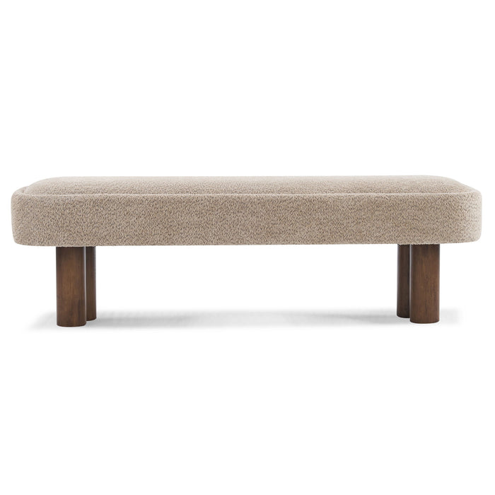 Chic Indoor Upholstered Dining Bench