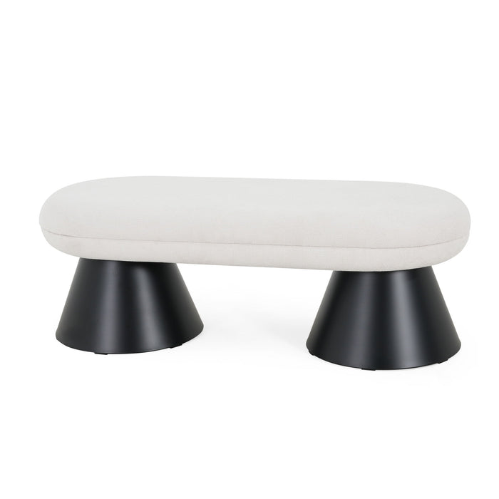 Dining Bench Upholstered For Dining Room - Beige