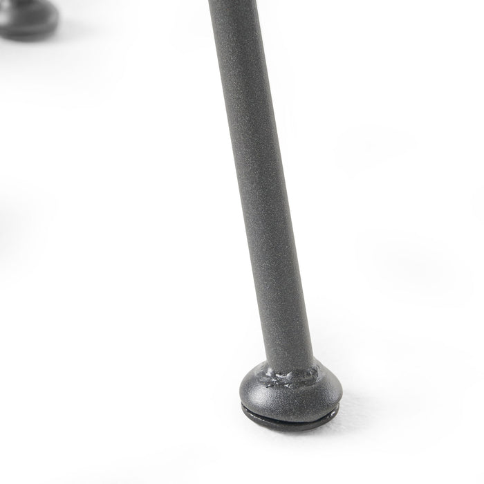 Petrichor - Outdoor Side Table With Tempered Glass And Steel Frame