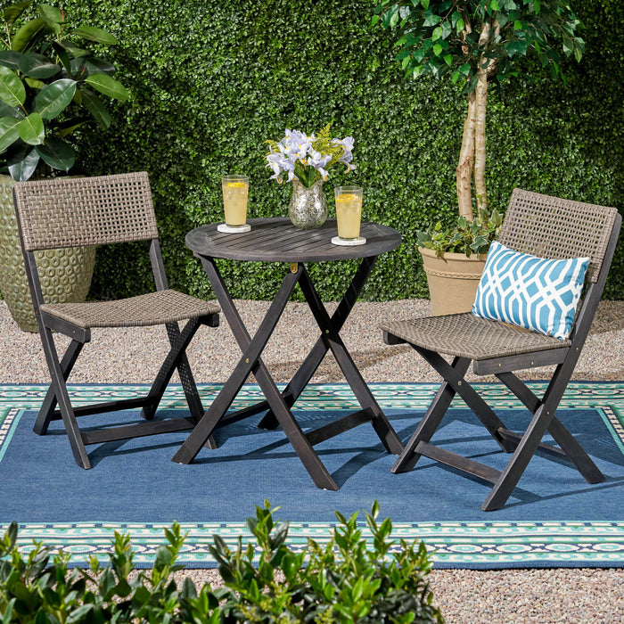 Evergreen - Outdoor Dining Set With Dining Table And 2 Chair