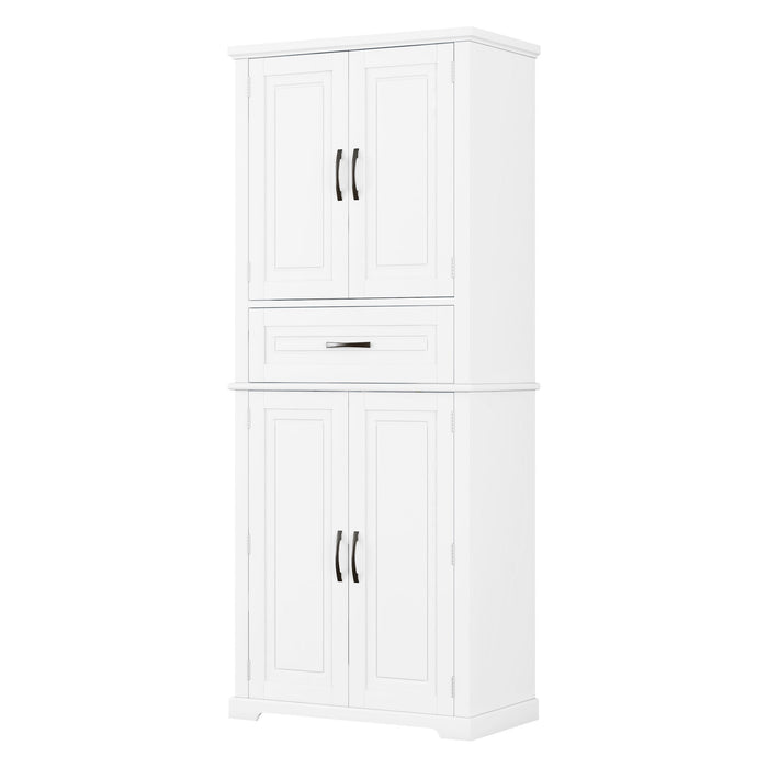 Bathroom Storage Cabinet With Multifunctional Storage Space, Drawer With Slide Rails, Adjustable Shelf