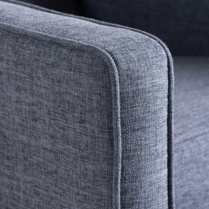 Mid-Century Modern Recliner With Button Tufted Waffle Stitch