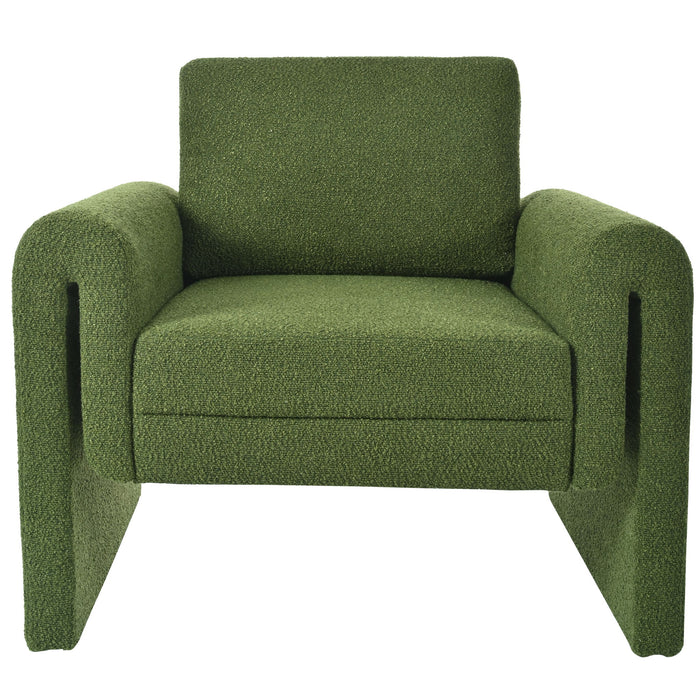 Modern Upholstered Accent Chair, Sturdy Support & Luxurious Comfort