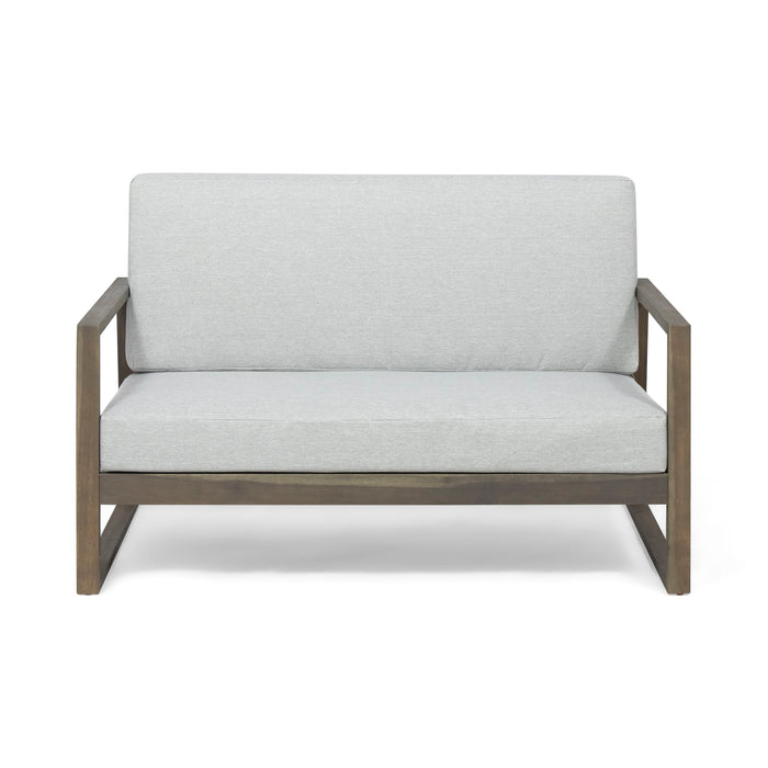 Belgian - Loveseat & Coffee Table Set With Water Resistant Cushions