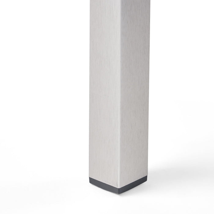 Outdoor Square Dining Table With Aluminum Frame