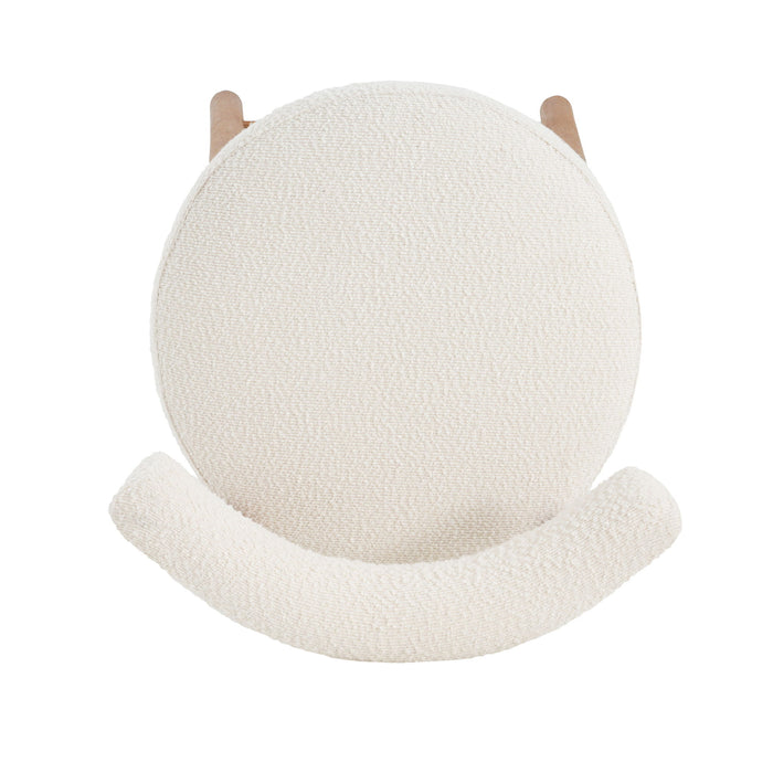 Counter Stool For Kitchen, Dining & Cafe (Set of 2) - Natural / Beige