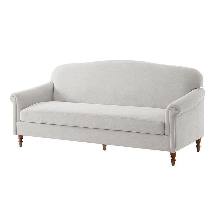 Loveseat Sofa, 2 Seater Couch With Rolled Arms