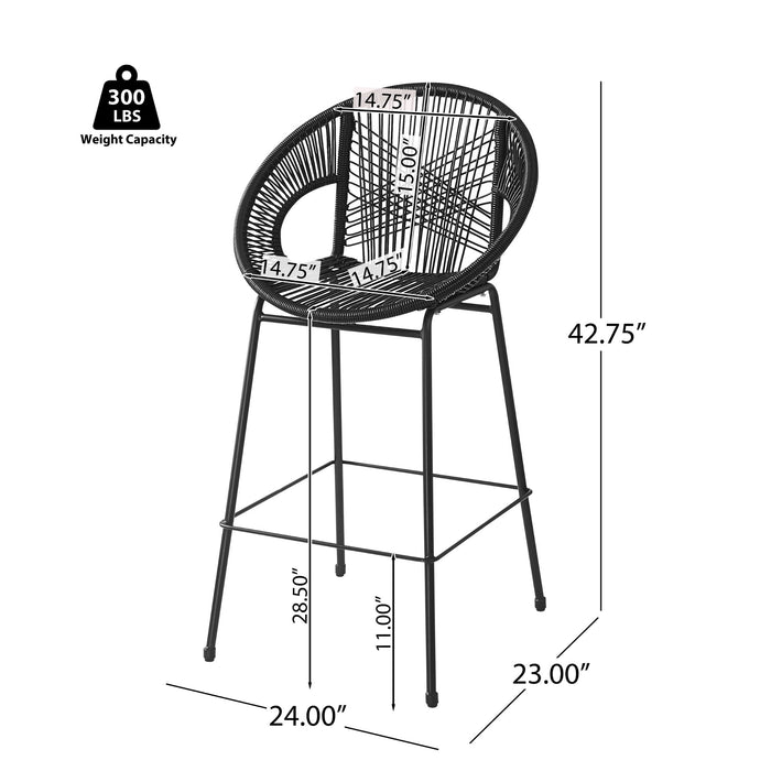 Ferrara - Outdoor Patio Barstool (Set of 2)
