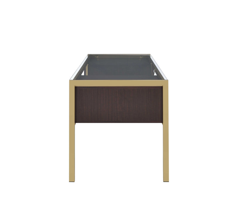 Yumia - Writing Desk - Clear / Gold