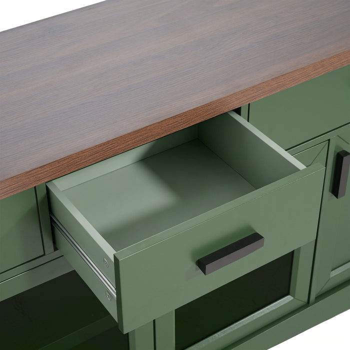 Modern TV Console & Adjustable Shelves