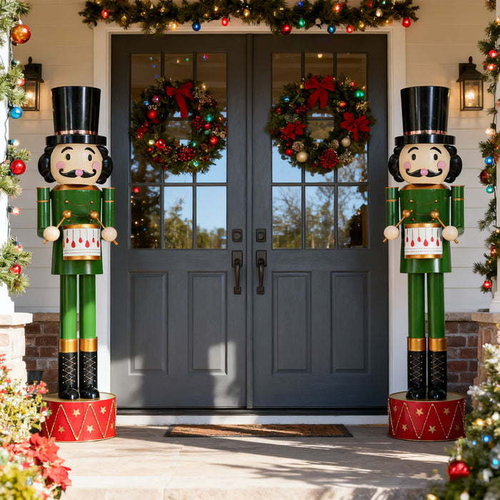 Nutcracker Holiday Decor - Green / Red