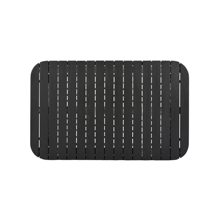 4 Piece Outdoor Patio Furniture Set, Metal Chairs With Woven Rope U Shaped Backrest