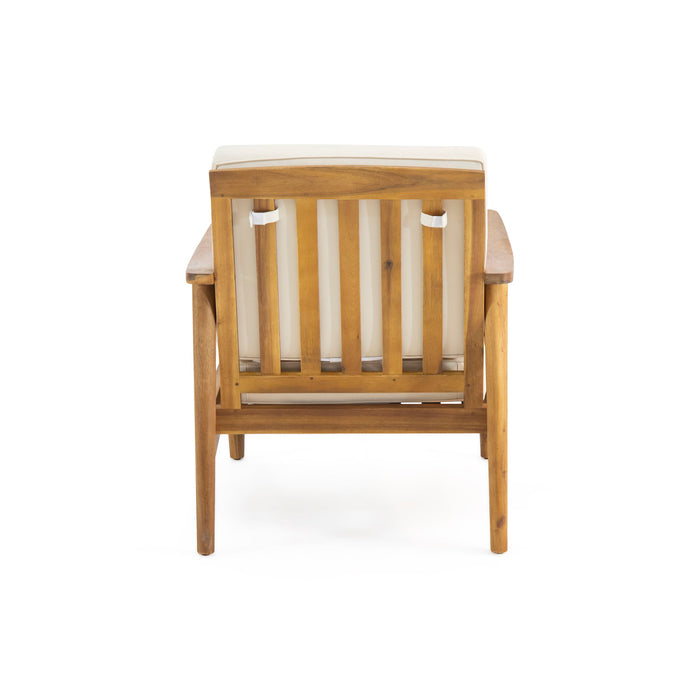 Emmry - Outdoor Acacia Wood Club Chair