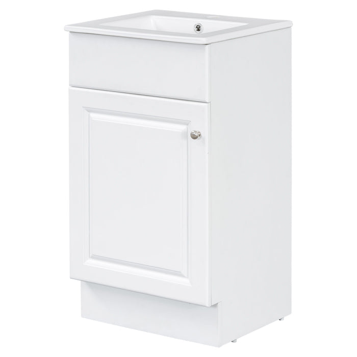 Bathroom Vanity With Sink, Cabinet With Adjustable Shelf