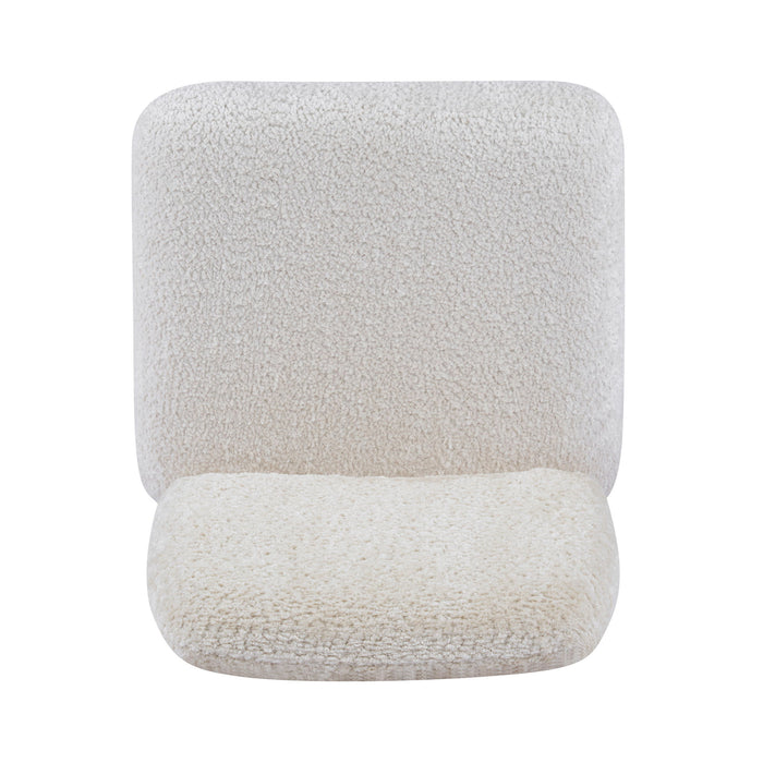 Dining Chair With Curved Legs (Set of 2) - Beige / Brown