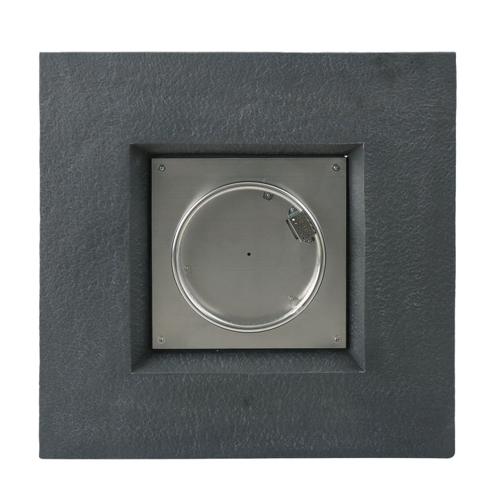 Fire Pit With Lightweight Concrete And Steel Frame