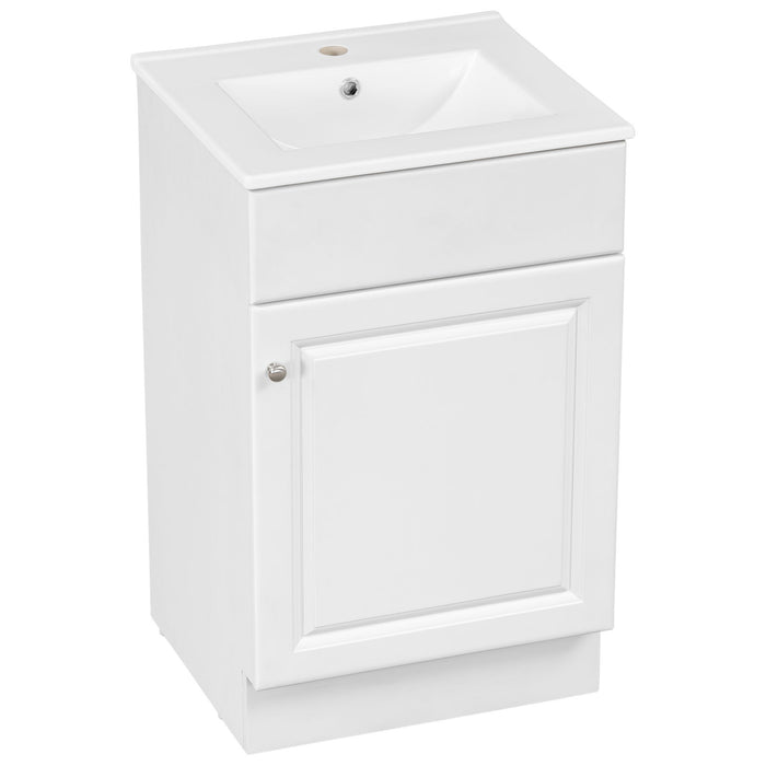 Bathroom Vanity With Sink, Cabinet With Adjustable Shelf