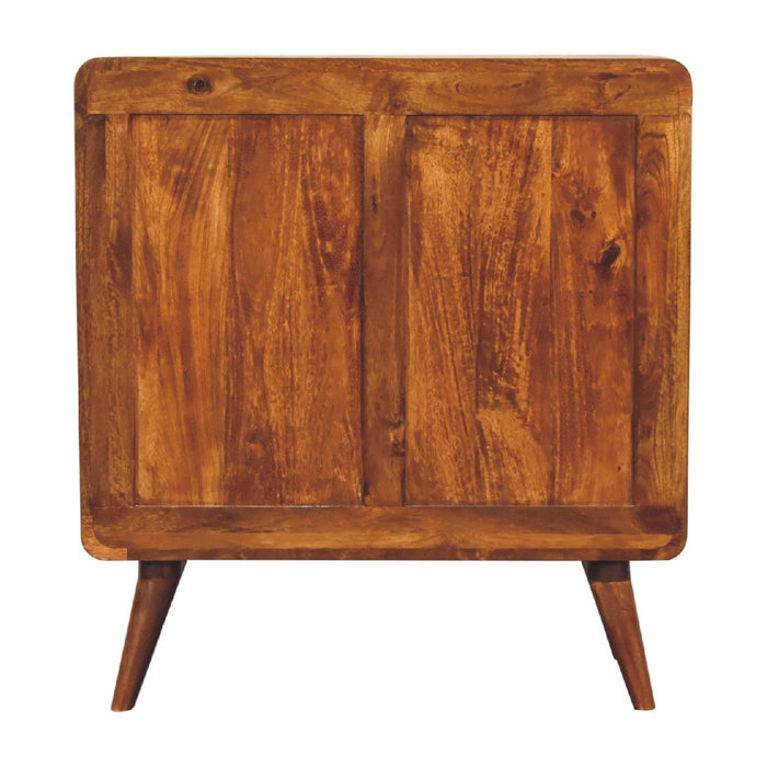3 Over 2 Curved Chest - Brown