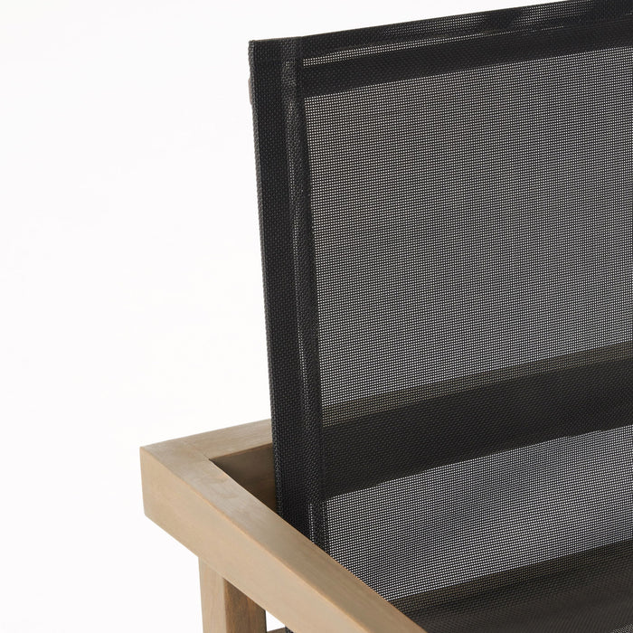 Belfast - Dining Chair With Acacia Wood Frame And Mesh Seating (Set of 2)