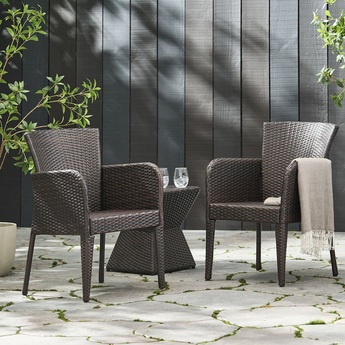 Anaya - Outdoor Wicker Dining Armchair (Set of 2)