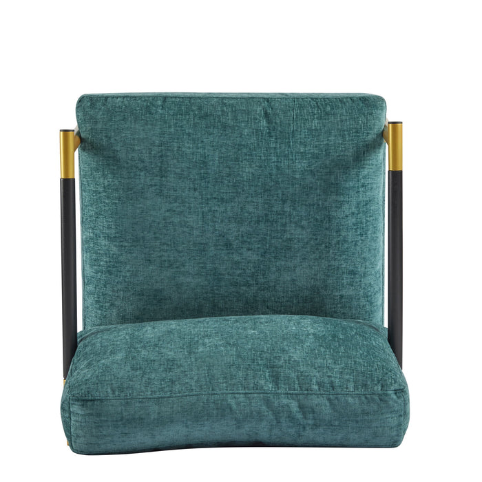 Modern Accent Chair With Plush Cushions, Cozy Seating