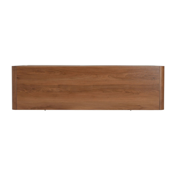 Sideboard, Wide Storage With 2 Doors And 3 Drawers