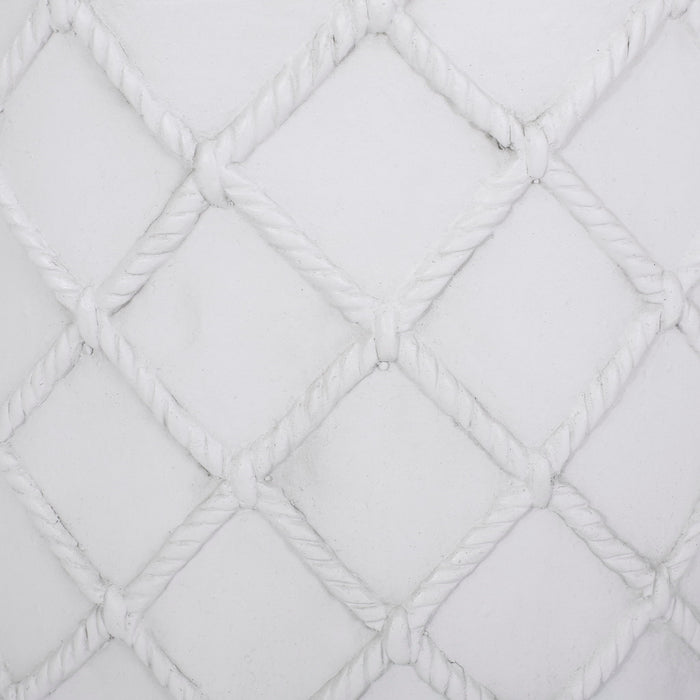 End Table, Outdoor - Antique White