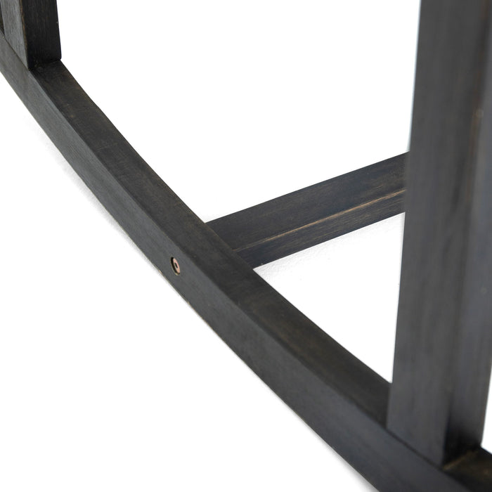 Baxter - Rocking Loveseat - Dark Gray