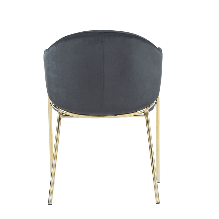 Modern Upholstered Dining Chair With Frame And