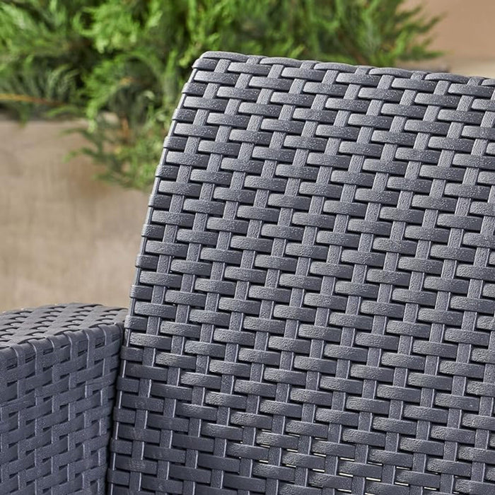 Outdoor Wicker Club Chair With Water Resistance