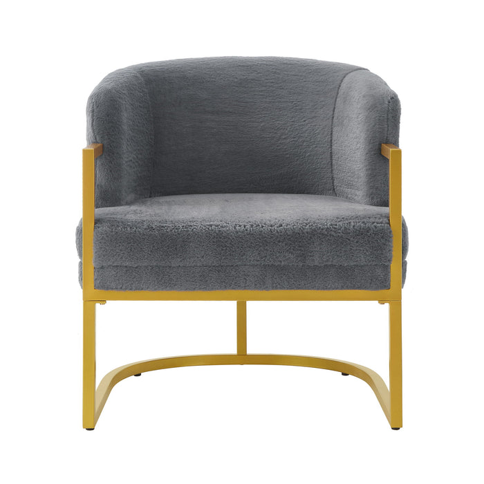 Upholstered Reading Accent Armchair For Living Room