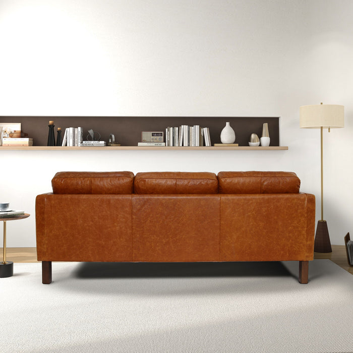 Memphis - Waxy Sofa - Cognac
