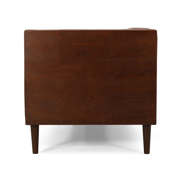 Contemporary 3 Seater Sofa With Tufted Design