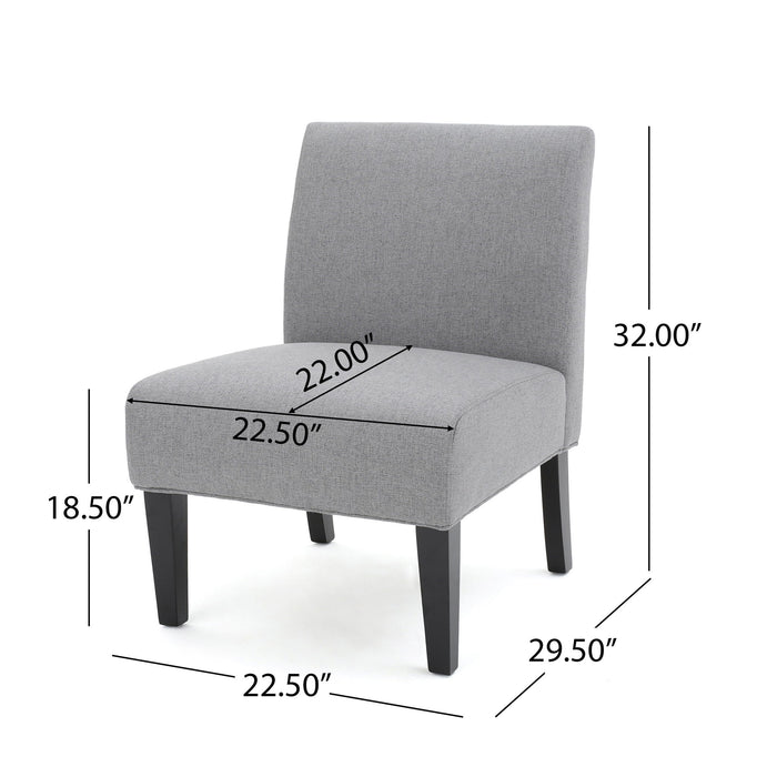 Contemporary Accent Chair With Upholstery