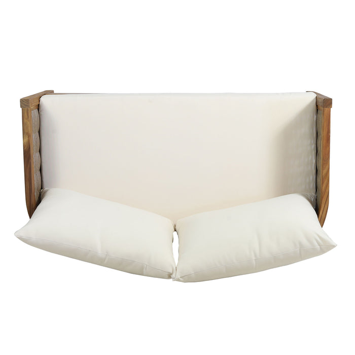 Outdoor Seating Group With Cushions And Coffee Table