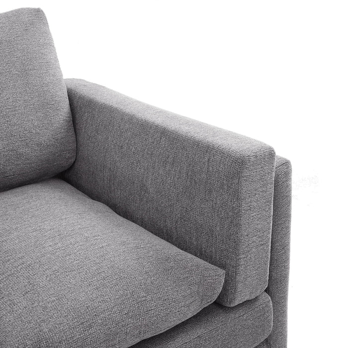 3 Seater Sofa With Dual Layer Seat Cushions