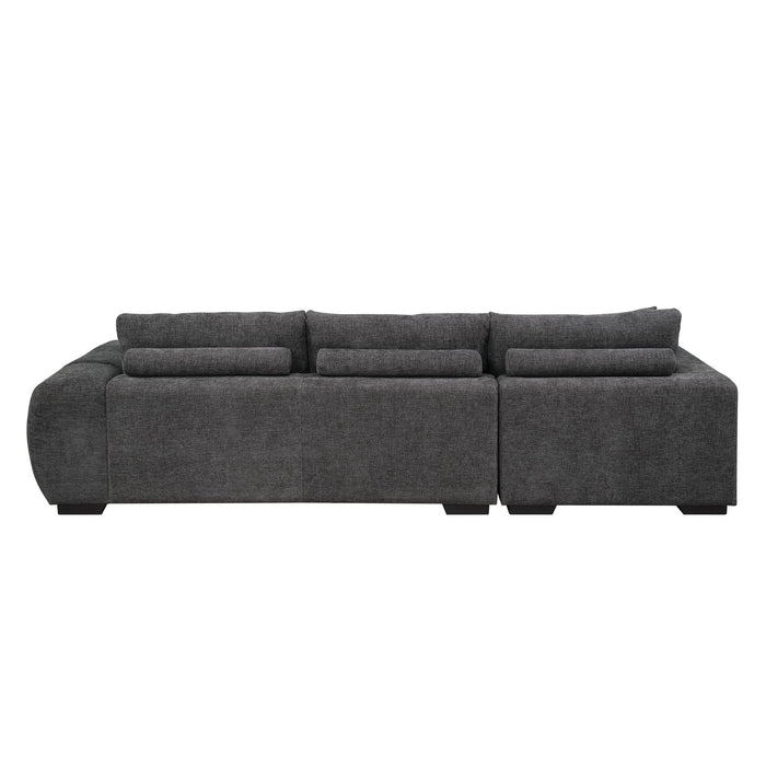 Chosen - Sectional Sofa With Toss Pillows And Chaise