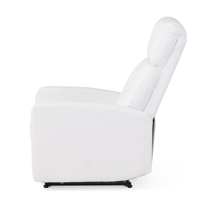 Contemporary Recliner Chair With Push Back Function