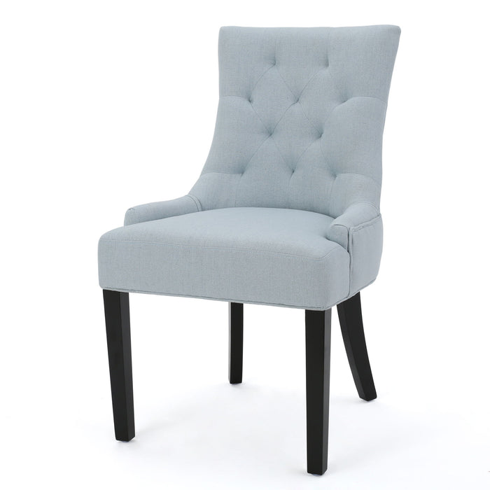 Contemporary Cheney Dining Chair Set With Tufted Design