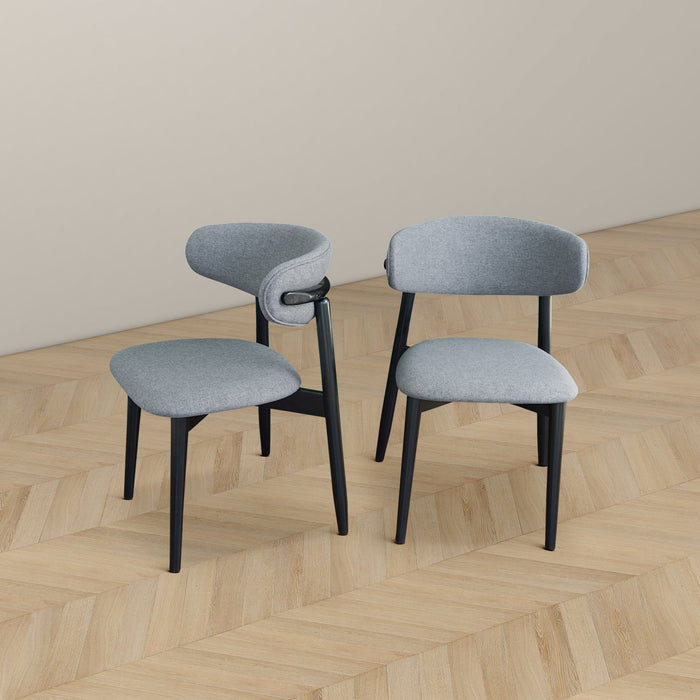 Korbin - Dining Chair (Set of 2) - Gray / Light Gray