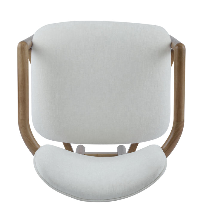 Upholstered Arm Dining Chairs (Set of 2)