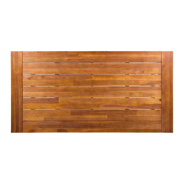 Outdoor Sandblast Finish Acacia Wood Dining Table