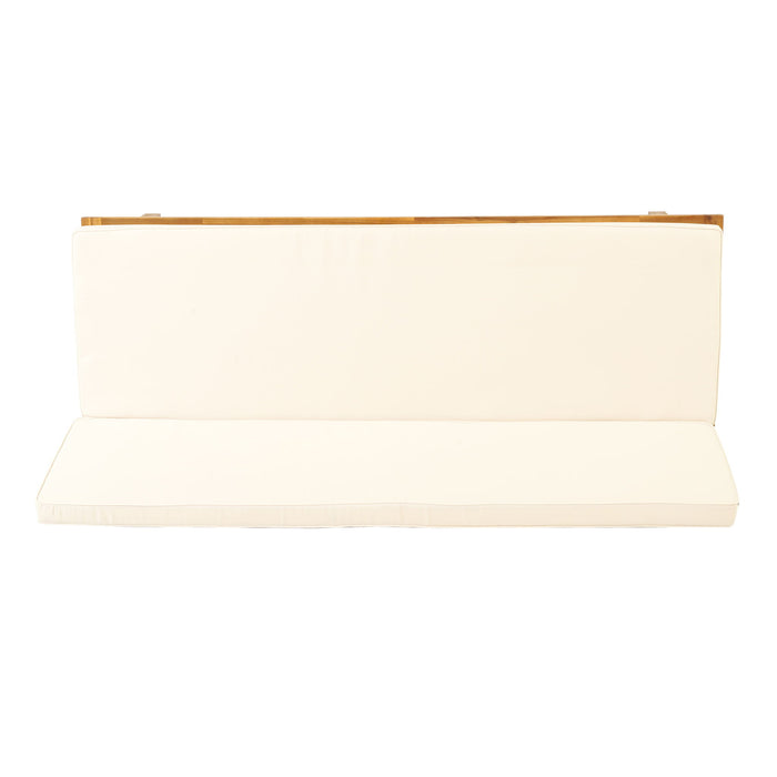 Outdoor Elegance Daybed With Convertible Design Cushion Frame - Beige