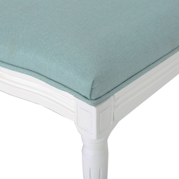 French Country Dining Chair Set With Round Backrest