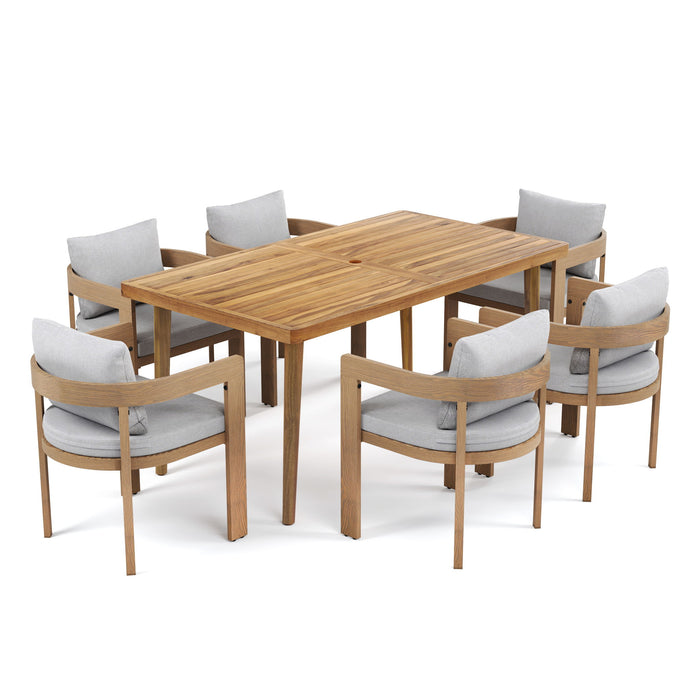 Elko Janiyah - Outdoor Patio Dining Set Dining Chairs And Dining Table