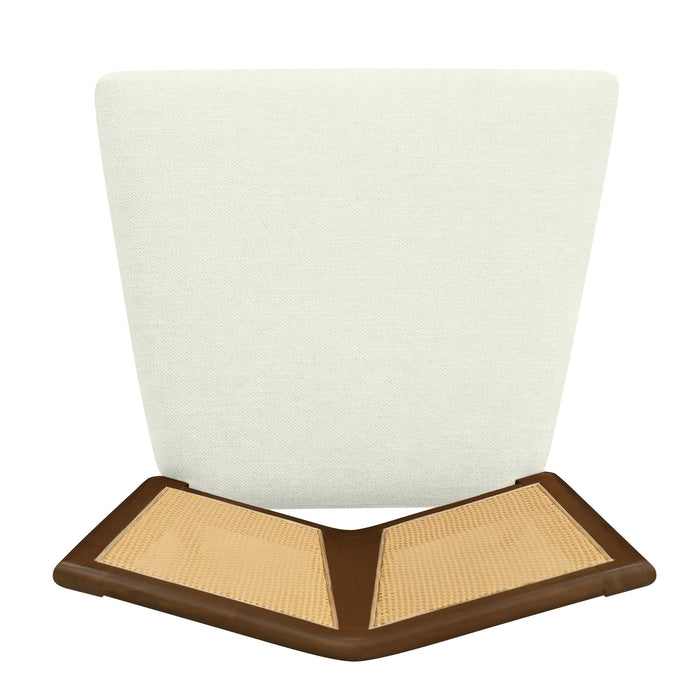 Mid Century Rattan Dining Chair Without Arms Set