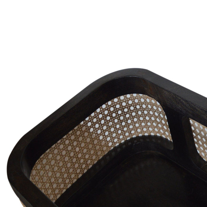 Larissa - Tray Table - Beige / Black