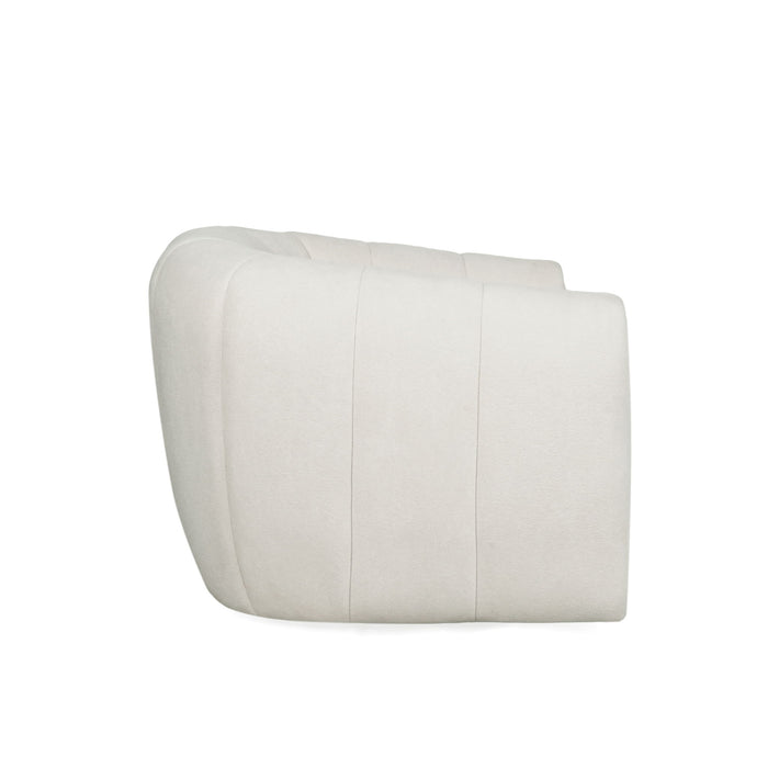 Serenizia - Upholstered Swivel Chair With Channel Tufted