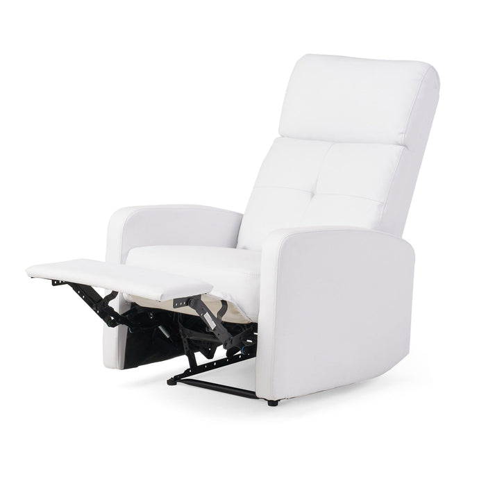 Contemporary Recliner Chair With Push Back Function
