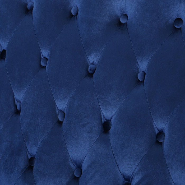 Nurturing - Upholstered Loveseat With Wing Back And Diamond Tufting